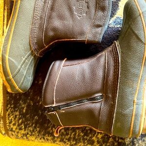 Custom Zipper Guide Gear Thermal Duck Boots Sz 13